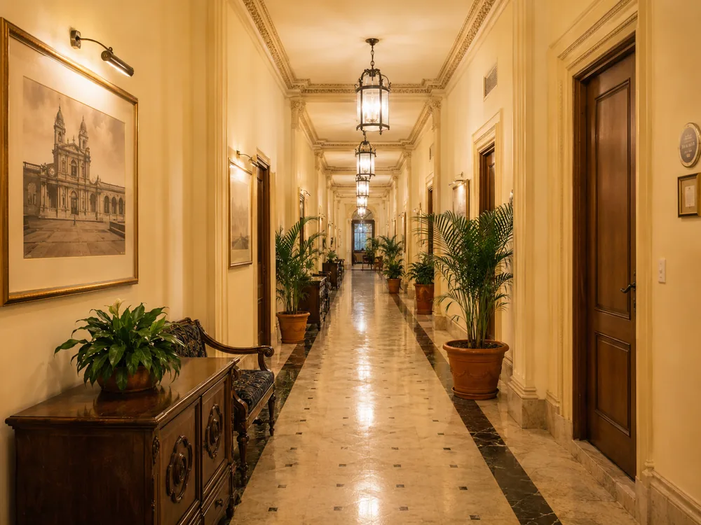 Habitación elegante del Hotel Plaza