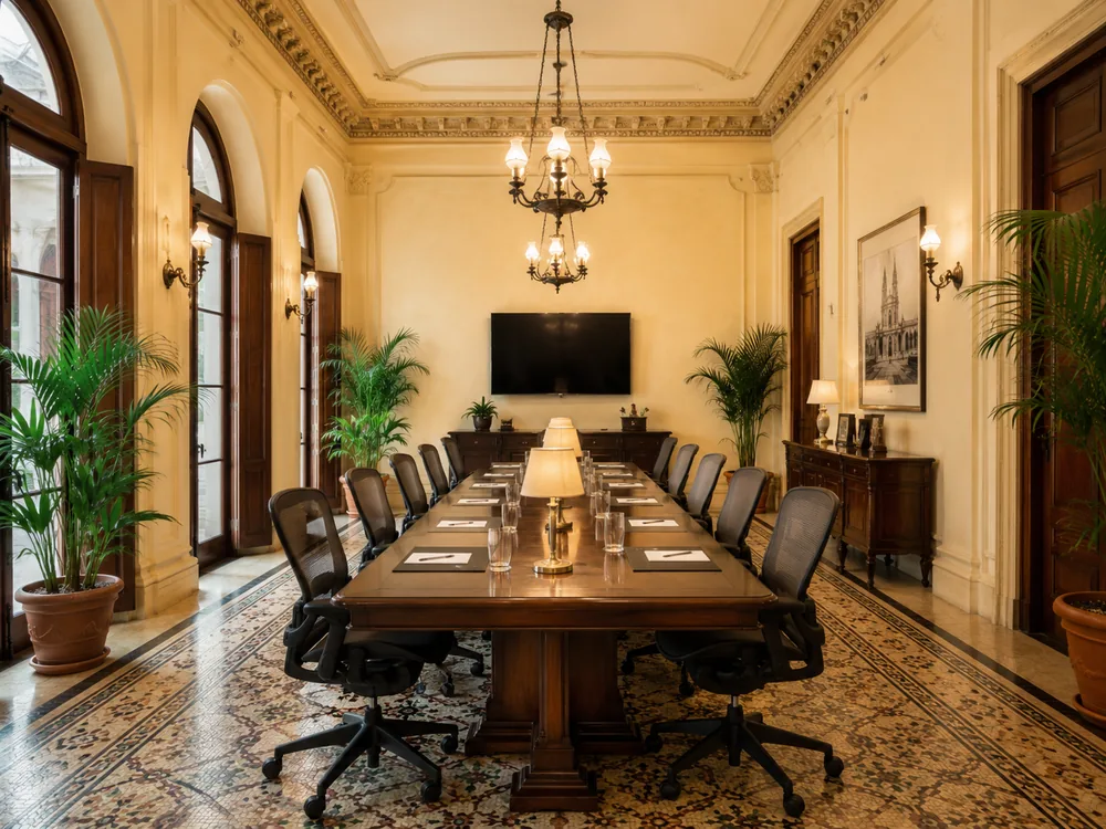 Salón de reuniones y eventos histórico — HOTEL PLAZA LA HABANA