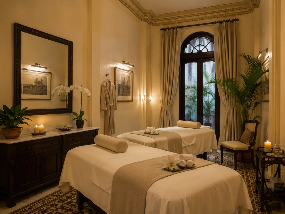 Sala de bienestar y masajes — HOTEL PLAZA LA HABANA